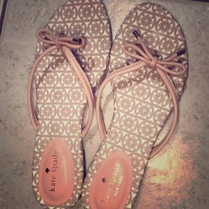 Kate Spade Mystic Flip Flop Bow Sandals.